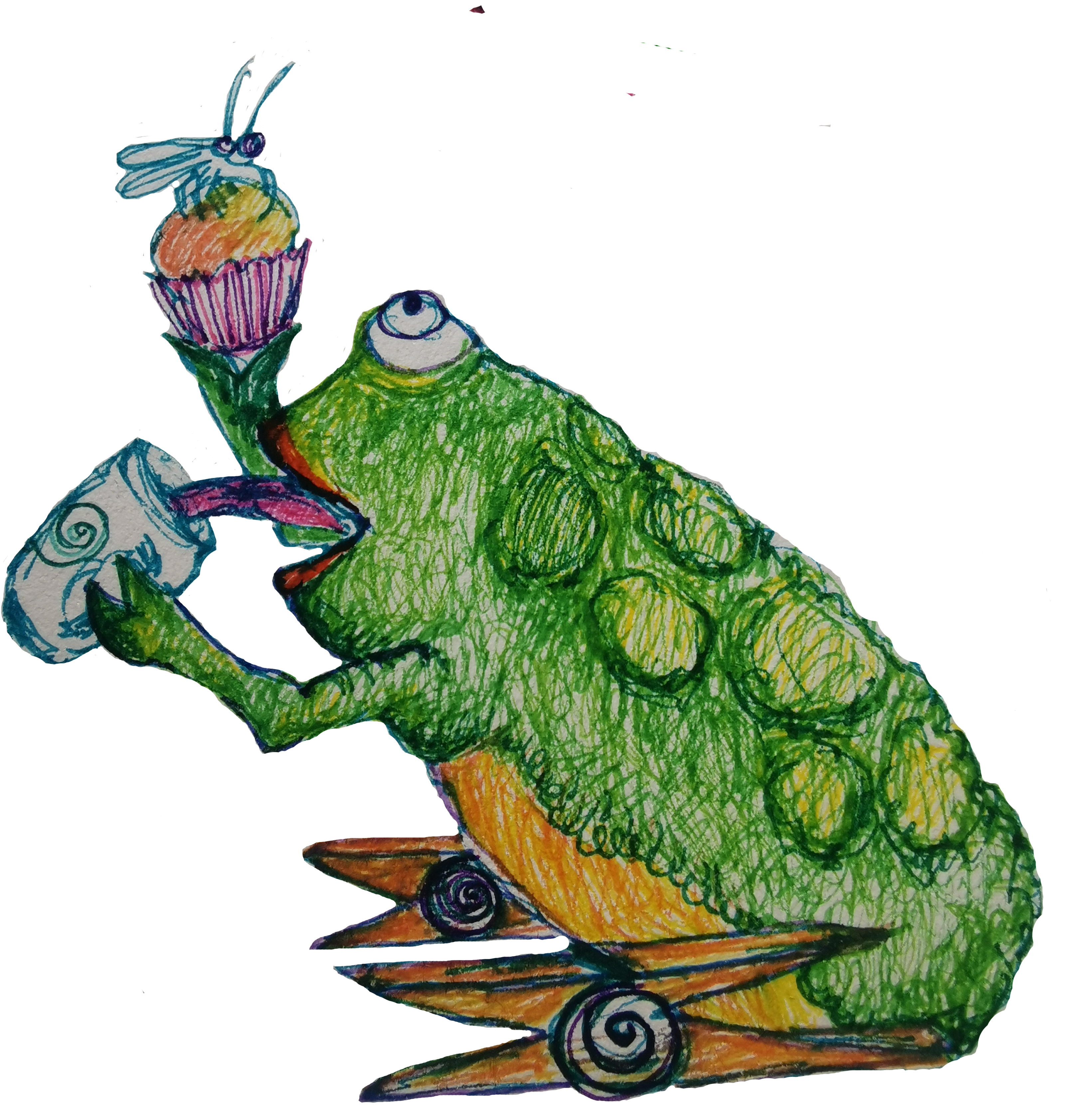 Tea time for toads gif